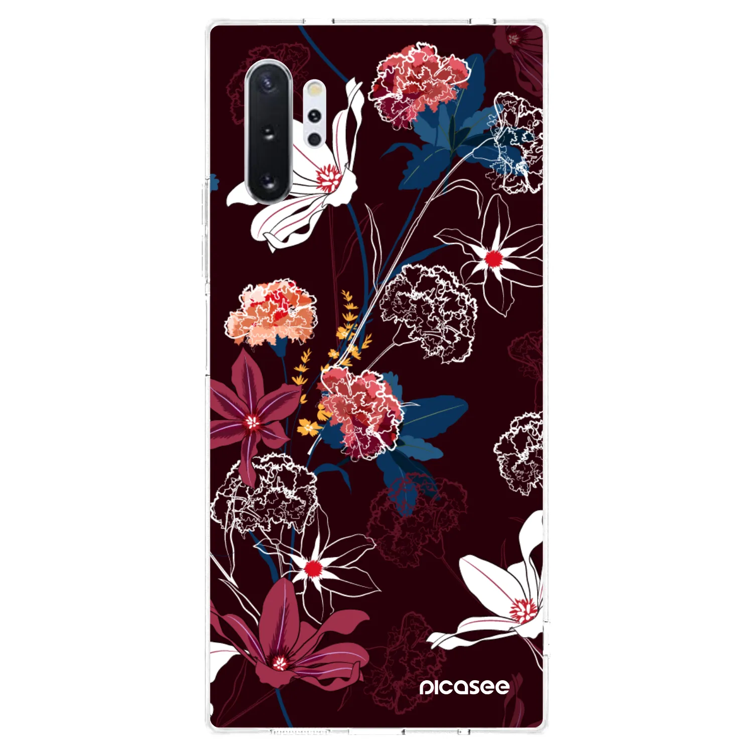 Picasee silikonowe przeźroczyste etui na Samsung Galaxy Note 10+ N975F - Dark Meadow