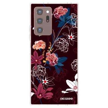 Picasee silikonowe przeźroczyste etui na Samsung Galaxy Note 20 Ultra - Dark Meadow
