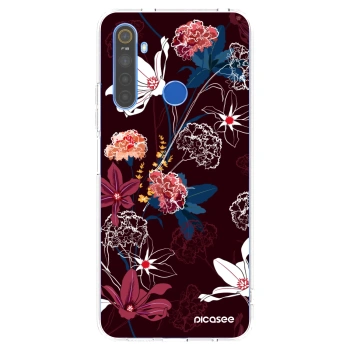 Picasee silikonowe przeźroczyste etui na Realme 5 - Dark Meadow