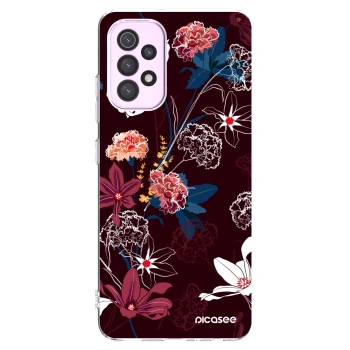 Picasee silikonowe przeźroczyste etui na Samsung Galaxy A32 5G A326B - Dark Meadow