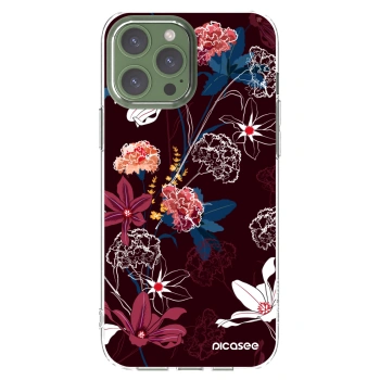 Picasee silikonowe przeźroczyste etui na Apple iPhone 13 Pro Max - Dark Meadow