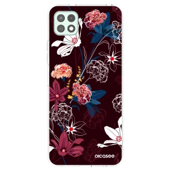 Picasee silikonowe przeźroczyste etui na Samsung Galaxy A22 A226B 5G - Dark Meadow