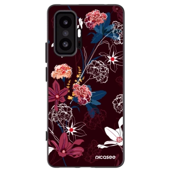 Picasee silikonowe czarne etui na Xiaomi 11T Pro - Dark Meadow
