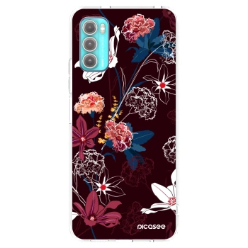 Picasee silikonowe przeźroczyste etui na Motorola Moto G60 - Dark Meadow