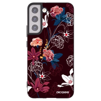 Picasee silikonowe czarne etui na Samsung Galaxy S22+ 5G - Dark Meadow