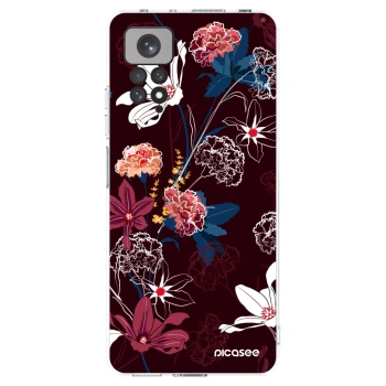 Picasee silikonowe przeźroczyste etui na Xiaomi Redmi Note 11S 4G - Dark Meadow