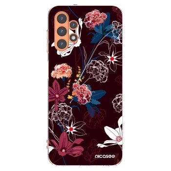 Picasee silikonowe przeźroczyste etui na Samsung Galaxy A13 4G A135 - Dark Meadow