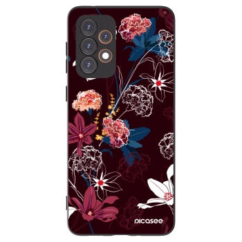 Picasee silikonowe czarne etui na Samsung Galaxy A33 5G A336 - Dark Meadow