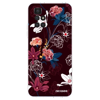 Picasee silikonowe przeźroczyste etui na Xiaomi Redmi 10 (2022) - Dark Meadow
