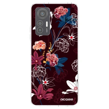 Picasee silikonowe przeźroczyste etui na Xiaomi 12 Lite - Dark Meadow