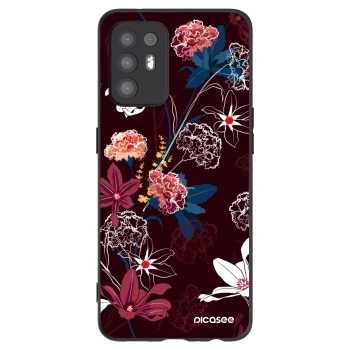 Picasee silikonowe czarne etui na OPPO A94 5G - Dark Meadow
