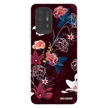 Picasee silikonowe przeźroczyste etui na OPPO A94 5G - Dark Meadow