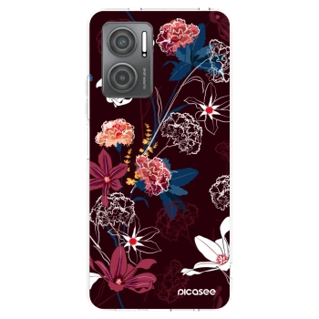 Picasee silikonowe przeźroczyste etui na Xiaomi Redmi 10 5G - Dark Meadow