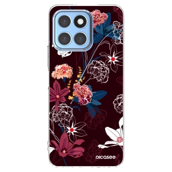 Picasee silikonowe przeźroczyste etui na Honor X8 5G - Dark Meadow