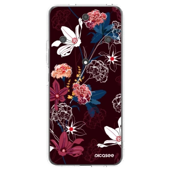 Picasee silikonowe przeźroczyste etui na Honor Magic5 Lite 5G - Dark Meadow
