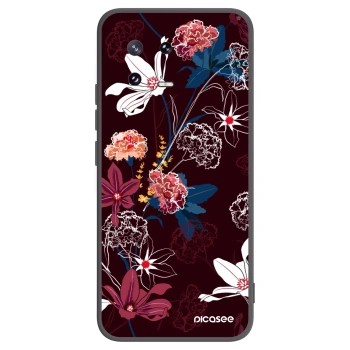 Picasee silikonowe czarne etui na Xiaomi 13 Pro - Dark Meadow