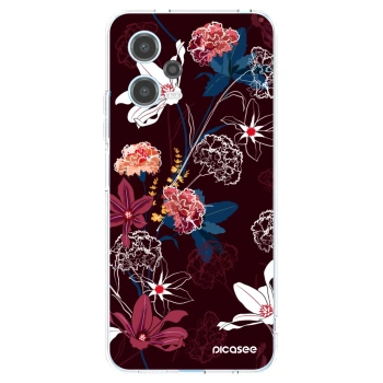 Picasee silikonowe przeźroczyste etui na Xiaomi Redmi Note 12 5G - Dark Meadow
