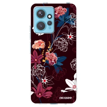 Picasee silikonowe przeźroczyste etui na Xiaomi Redmi Note 12 4G - Dark Meadow