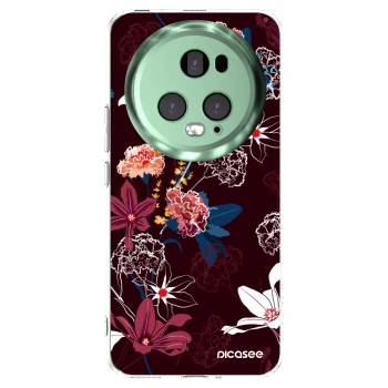 Picasee silikonowe przeźroczyste etui na Honor Magic5 Pro - Dark Meadow