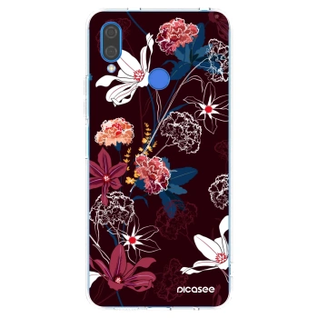 Picasee silikonowe przeźroczyste etui na Huawei Nova 3i - Dark Meadow