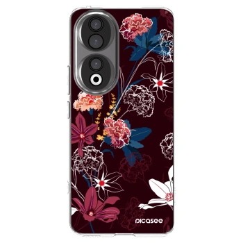 Picasee silikonowe przeźroczyste etui na Honor 90 5G - Dark Meadow