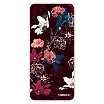 Picasee silikonowe przeźroczyste etui na Honor Magic4 Lite 5G - Dark Meadow