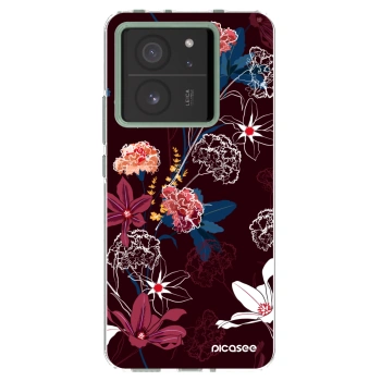 Picasee silikonowe przeźroczyste etui na Xiaomi 13T - Dark Meadow