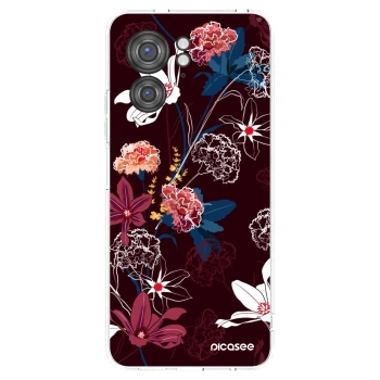 Picasee silikonowe przeźroczyste etui na Motorola Edge 40 - Dark Meadow