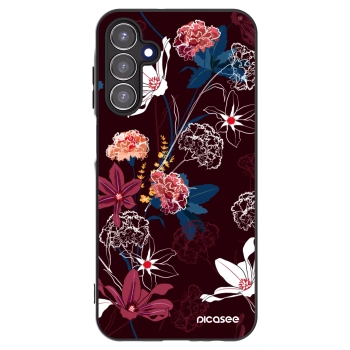 Picasee silikonowe czarne etui na Samsung Galaxy A15 A155F 4G - Dark Meadow