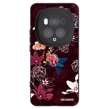 Picasee silikonowe czarne etui na Honor Magic6 Pro - Dark Meadow