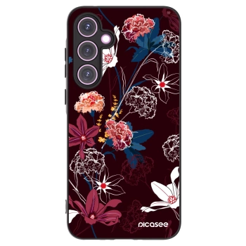 Picasee silikonowe czarne etui na Samsung Galaxy A35 5G A356B - Dark Meadow