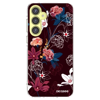 Picasee silikonowe przeźroczyste etui na Samsung Galaxy A35 5G A356B - Dark Meadow