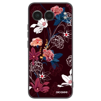 Picasee silikonowe czarne etui na OnePlus Nord 4 - Dark Meadow