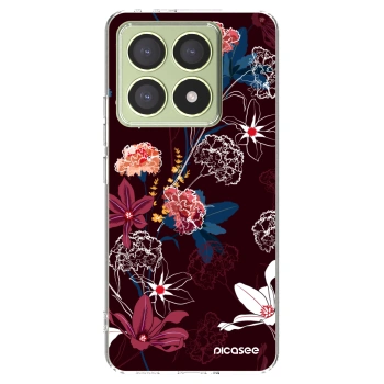 Picasee silikonowe przeźroczyste etui na Xiaomi 14T - Dark Meadow