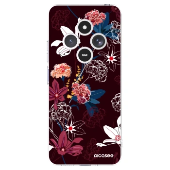 Picasee silikonowe przeźroczyste etui na Xiaomi Redmi 14C - Dark Meadow