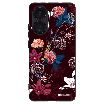 Picasee silikonowe czarne etui na Xiaomi Poco X7 Pro 5G - Dark Meadow