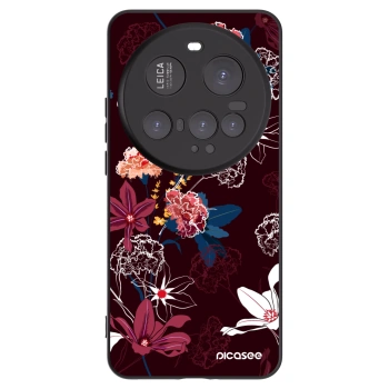 Picasee silikonowe czarne etui na Xiaomi 15 Ultra - Dark Meadow