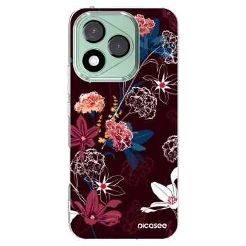 Picasee silikonowe przeźroczyste etui na Honor 400 Lite 5G - Dark Meadow