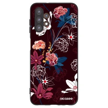 Picasee silikonowe czarne etui na Samsung Galaxy A13 5G - Dark Meadow