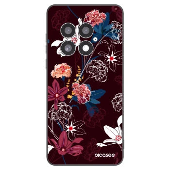Picasee silikonowe czarne etui na OnePlus 13 5G - Dark Meadow
