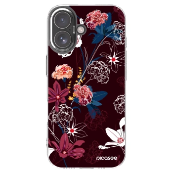 Picasee silikonowe przeźroczyste etui na Apple iPhone 17 - Dark Meadow