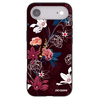 Picasee silikonowe czarne etui na Apple iPhone Air - Dark Meadow