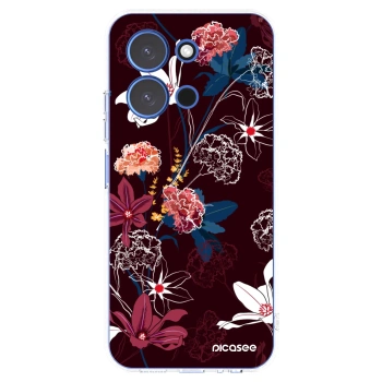 Picasee silikonowe przeźroczyste etui na Xiaomi Redmi 15C 4G - Dark Meadow