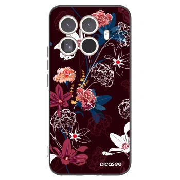 Picasee silikonowe czarne etui na Xiaomi 15T Pro - Dark Meadow