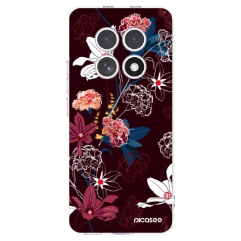Picasee silikonowe przeźroczyste etui na Xiaomi Redmi Note 15 - Dark Meadow