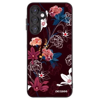 Picasee silikonowe czarne etui na Samsung Galaxy A16 4G - Dark Meadow