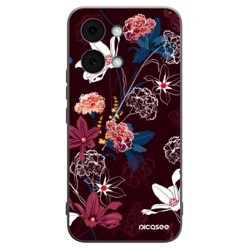 Picasee silikonowe czarne etui na Xiaomi Poco X8 Pro Max - Dark Meadow