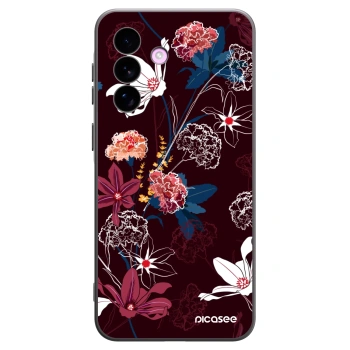 Picasee silikonowe czarne etui na Samsung Galaxy A57 5G - Dark Meadow