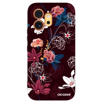 Picasee silikonowe czarne etui na Honor 600 - Dark Meadow