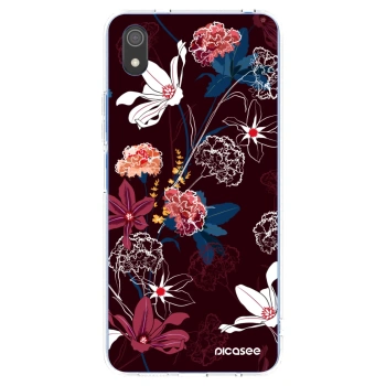 Picasee silikonowe przeźroczyste etui na Xiaomi Redmi 7A - Dark Meadow